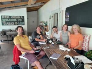 The Muri Environment Care planning group got together this week for an overview of their presentation overall and in the categories that will cover Muri Lagoon. MEC/24092721