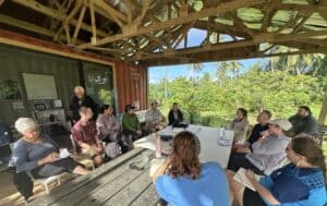 The University of Newcastle (UoN), Australia during their water catchment assessments in Rarotonga earlier this month. NES /25071605.