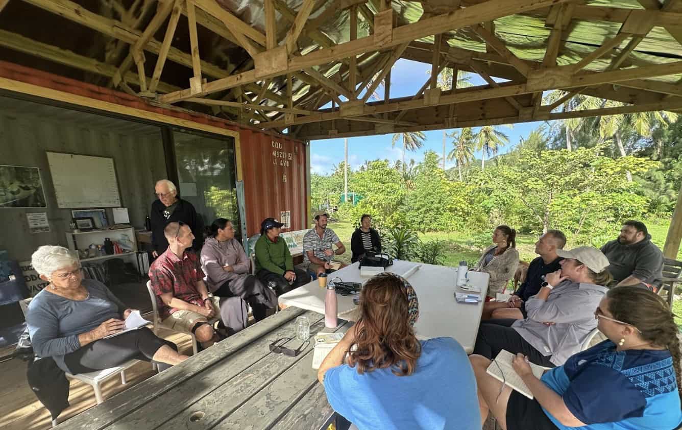 The University of Newcastle (UoN), Australia during their water catchment assessments in Rarotonga earlier this month. NES /25071605.